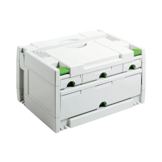 Festool SYS 3-SORT/4 SORTAINER Systainer boîte à outils organiseur (491522) 395 x 295 x 210 mm 4 tiroirs