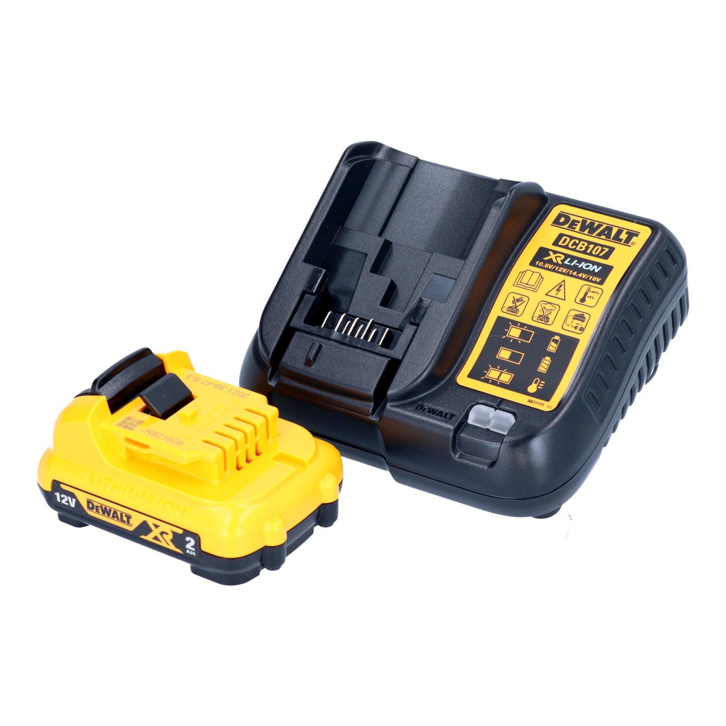 DeWalt DCE 088 D1R Akku Linienlaser 12 V rot + 1x Akku 2,0 Ah +  Ladegerät + TSTAK