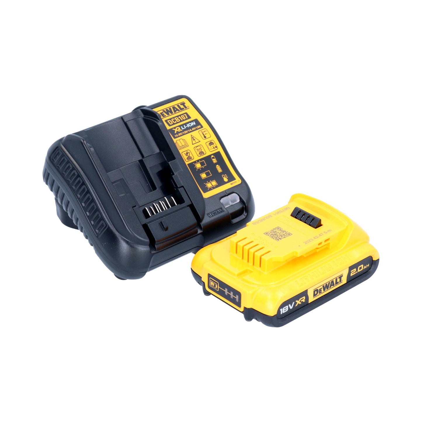 DeWalt DCLE 34031 D1 laser de ligne à batterie 18 V 3x 360° vert + 1x batterie 2,0 Ah + chargeur + étui