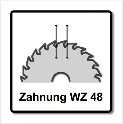 Bosch Kreissägeblatt Optiline Wood OP WO H 160 x 20 x 2,6 mm 160 mm 48 Zähne ( 2608640732 )