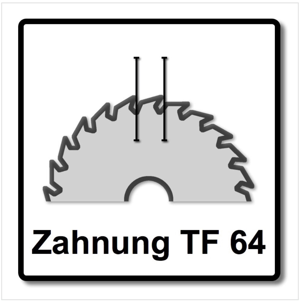 Festool Spezial Kreissägeblatt HW 216 x 30 x 2,3 mm TF64 216 mm 64 Zähne ( 500122 ) - Toolbrothers