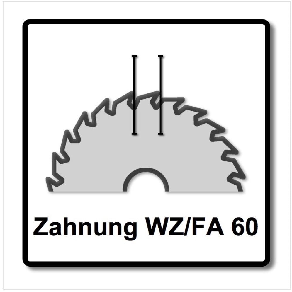 Festool Spezial Kreissägeblatt HW 216 x 30 x 2,3 mm WZ/FA60 216 mm 60 Zähne ( 500123 ) - Toolbrothers