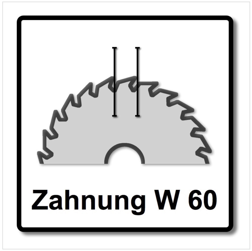 Festool Feinzahn Kreissägeblatt HW 216 x 30 x 2,3 mm W60 216 mm 60 Zähne ( 500125 ) - Toolbrothers