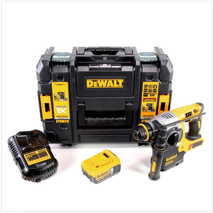 DeWalt DCH 273 P1 Akku Kombihammer 18V 2,1J SDS-Plus Brushless + 1x Akku 5,0Ah + Ladegerät + TSTAK - Toolbrothers