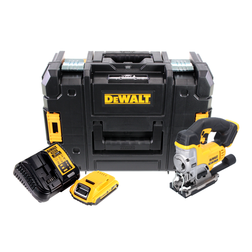 DeWalt DCS 331 D1 Akku Stichsäge 18 V + 1x Akku 2,0 Ah + Ladegerät + TSTAK - Toolbrothers