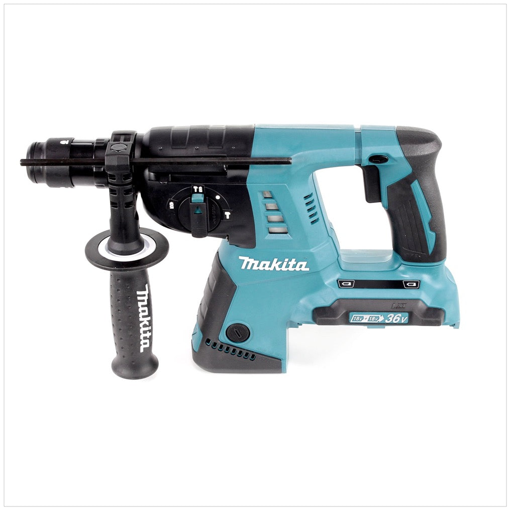 Makita DHR 264 AJ Akku Bohrhammer 36 V ( 2x 18 V ) 3,0 J SDS Plus  + 2x Akku 2,0 Ah + Makpac - ohne Ladegerät - Toolbrothers