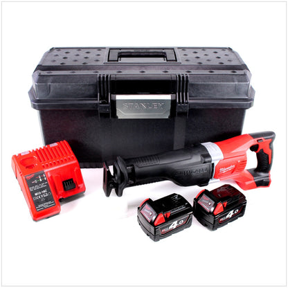 Milwaukee M18 BSX-402 Akku Säbelsäge + 2x Akku 4,0Ah + Ladegerät + Koffer - Toolbrothers