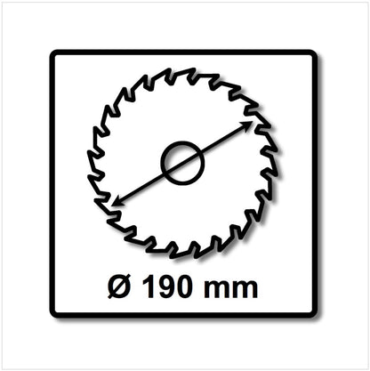 Bosch Kreissägeblatt Optiline Wood OP WO H 190 x 30 x 2,6 mm 190 mm 48 Zähne ( 2608640617 ) - Toolbrothers