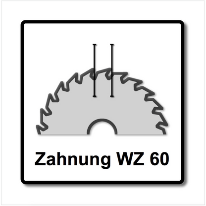 Bosch Kreissägeblatt Optiline Wood OP WO B 254 x 30 x 2,8 mm 254 mm 60 Wechselzähne ( 2608640444 ) - Toolbrothers