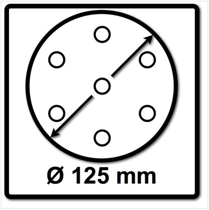 Bosch SIA Scheibe Keramik Schleifnetz 7500 125 mm Körnung P120 50 Stück ( F03E006899 ) - Toolbrothers