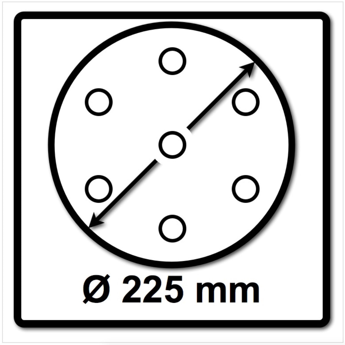 Bosch SIA Scheibe Keramik Schleifnetz 7500 225 mm Körnung P80 25 Stück ( F03E0068EH ) - Toolbrothers