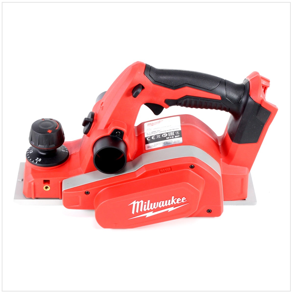 Milwaukee M18 BP - 501 18 V Akku Hobel in Stanley TSTAK Box + M18 B5 5,0 Ah Akku - Toolbrothers