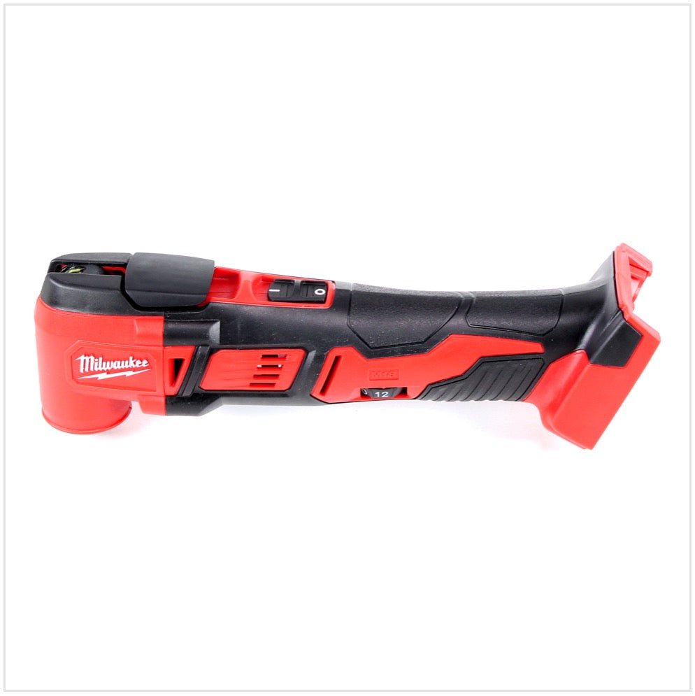 Milwaukee M18 BMT - 501 18 V Akku Multi Funktion Werkzeug in Stanley Box + M18 B5 5,0 Ah Akku + M12-18C Ladegerät - Toolbrothers