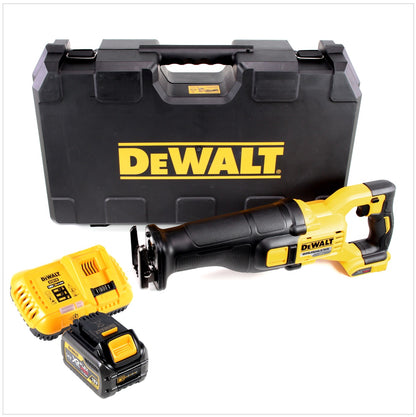 DeWalt DCS 388 T1 Akku Säbelsäge 54 V + 1x Akku 6,0 Ah + Ladegerät + Koffer - Toolbrothers