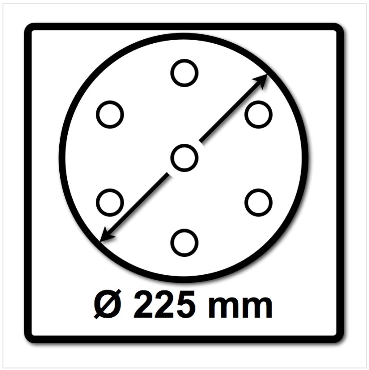 Festool STF D225/8 Saphir Schleifscheiben 225 mm P36 SA / 25 Stück ( 495175 ) - Toolbrothers