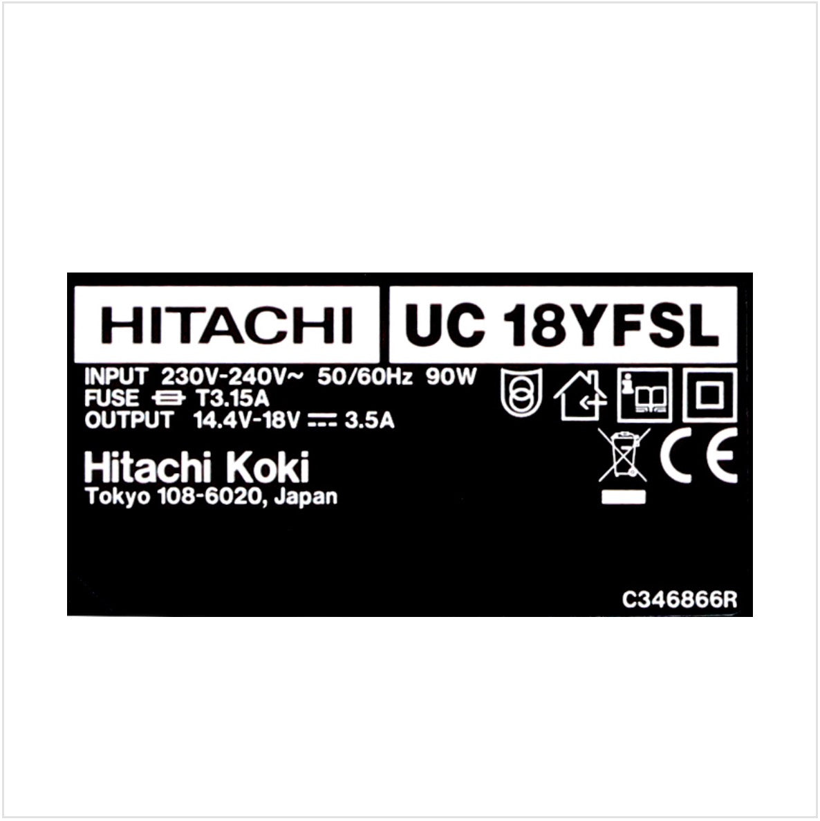 Hitachi UC 18YFSL Akku Ladegerät 14,4 - 18 V für Hitachi Schiebe-Akkus - Toolbrothers