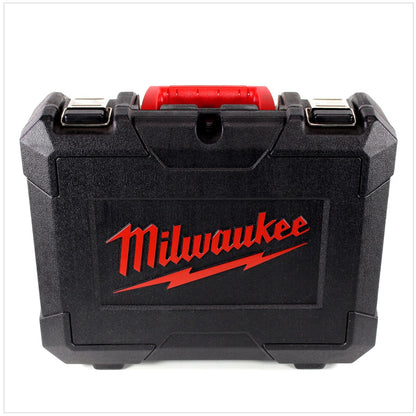 Milwaukee M18 BLPD 402 C 18 V Brushless Akku - Schlagbohrschrauber im Koffer + 2x 4.0 Ah Red Li-Ion Akkus + Milwaukee M12-18C Universal Akku Ladegerät - Toolbrothers