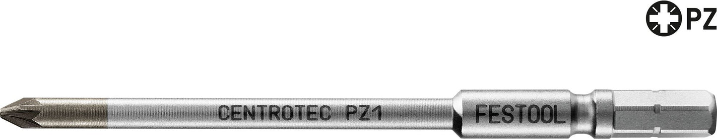 Festool PZ 1-100 CE/2 Bit ( 500841 ) für Festool Akku-Bohrschrauber und Akku-Schlagbohrschrauber mit FastFix Aufnahme und Werkzeugfutter WH-CE CENTROTEC