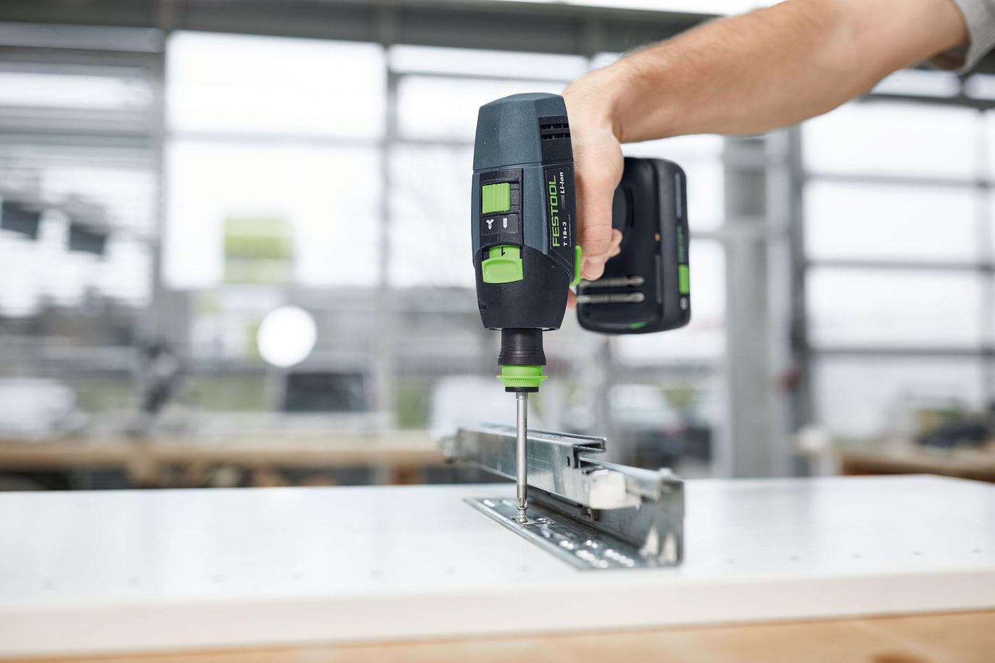 Festool PZ 1-100 CE/2 Bit (500841) pour perceuse-visseuse sans fil et perceuse-visseuse à percussion sans fil Festool avec support FastFix et mandrin WH-CE CENTROTEC