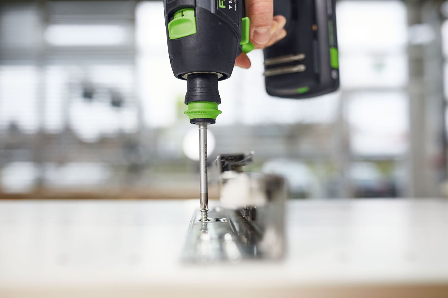 Festool PZ 1-100 CE/2 Bit (500841) pour perceuse-visseuse sans fil et perceuse-visseuse à percussion sans fil Festool avec support FastFix et mandrin WH-CE CENTROTEC