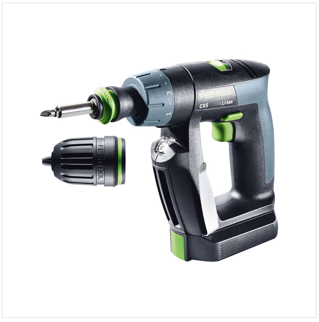 Festool CXS Li 2,6 Plus Akku Bohrschrauber 10,8V ( 564531 ) 16Nm im Systainer + 2x 2,6Ah Akku + Ladegerät - Toolbrothers