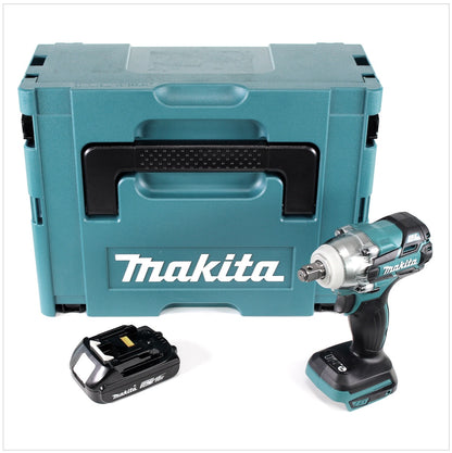 Makita DTW 285 A1J Akku Schlagschrauber 18 V 280 Nm 1/2" Brushless + 1x Akku 2,0 Ah + Makpac - ohne Ladegerät - Toolbrothers