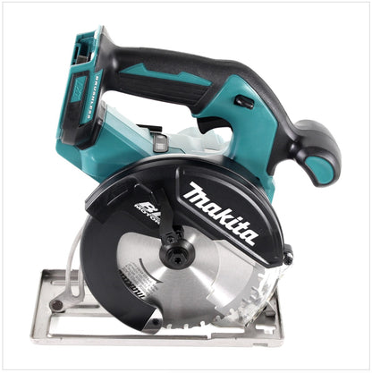 Makita DCS 551 ZJ Akku Metall Handkreissäge 18 V Brushless 150 x 20 mm Solo im Makpac mit Schutzbrille - Toolbrothers