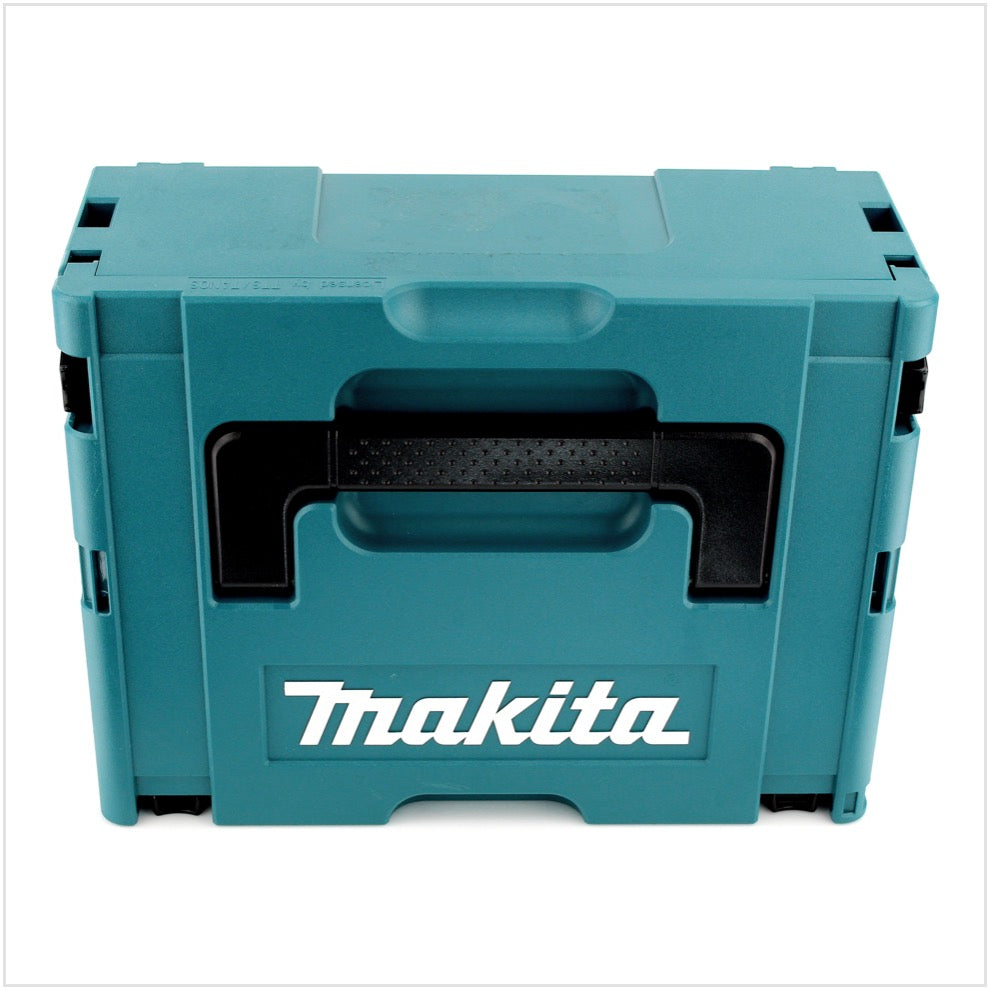 Makita DTM 50 RMJ 18V Li-Ion Akku Multifunktioswerkzeug im Makpac mit 2x 4,0 Ah Akku und 1x  Ladegerät
