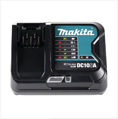 Makita DC 10 SA 10,8 V Schnell Ladegerät für Li-Ion Akkus ( 197347-2 ) - Toolbrothers