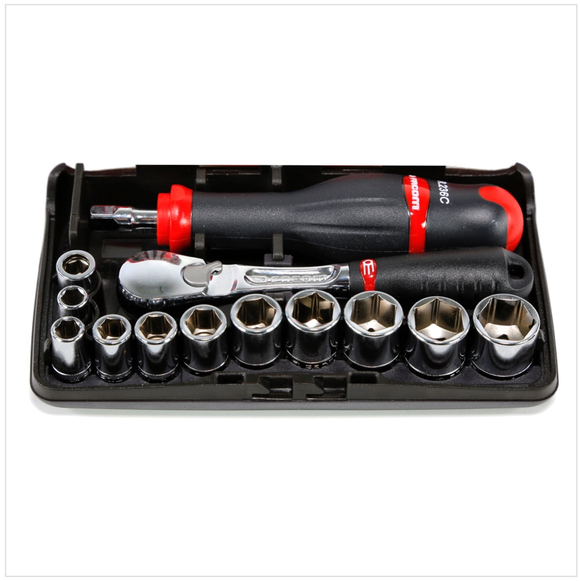 Facom RL.NANO1 1/4" 6 - Kant Werkzeugsatz 38 tlg. in Socket Set Box - Toolbrothers