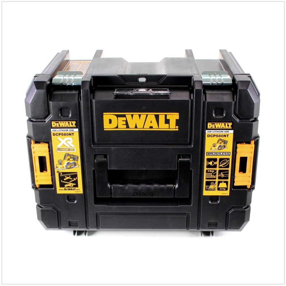 DeWalt DCP 580 P1 Akku Hobel 18V 82mm + 1x Akku 5,0Ah + Ladegerät + TSTAK - Toolbrothers