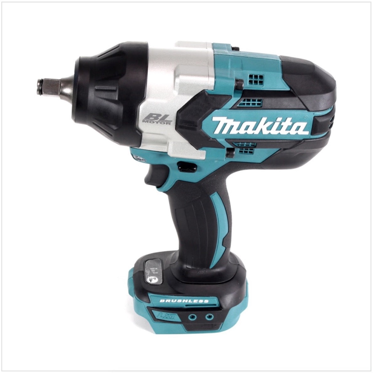 Makita DTW 1002 RTJ Akku Schlagschrauber 1/2“ 18V 1000Nm Brushless + 2x Akku 5,0Ah + Ladegerät + 9tlg. Steckschlüssel Set + Makpac - Toolbrothers