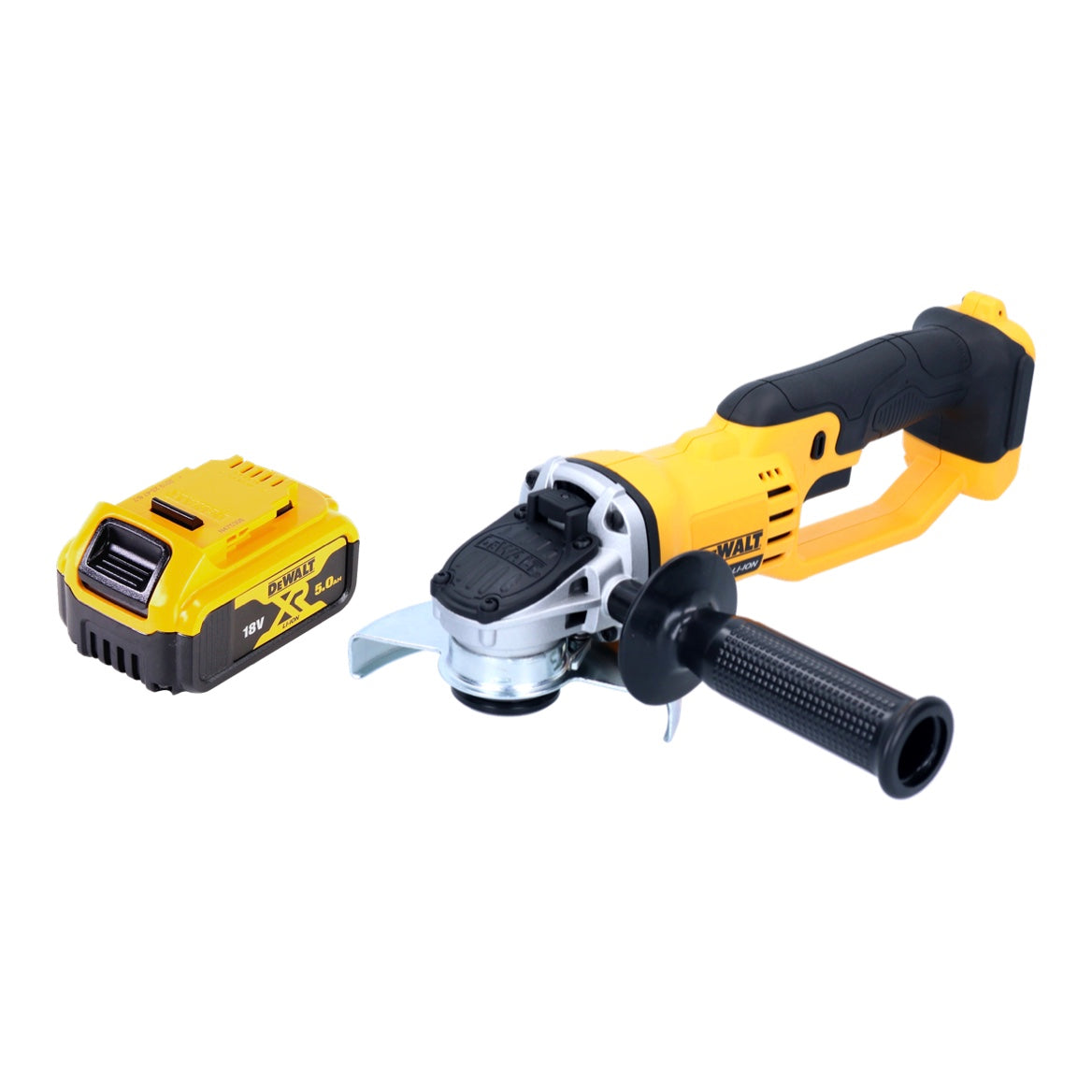 DeWalt DCG 412 Akku Winkelschleifer 18 V 125mm + 1x Akku 5,0Ah - ohne Ladegerät - Toolbrothers