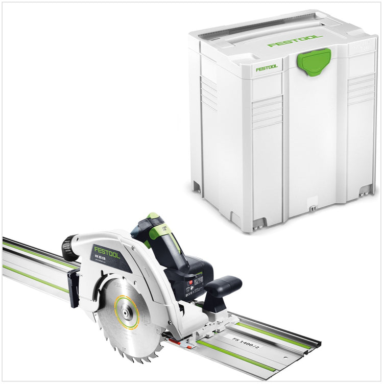 Festool HK 85 EB-Plus-FS Handkreissäge Kappsäge 2300W 230mm im Systainer ( 574661 ) + Sägeblatt HW + Führungsschiene - Toolbrothers