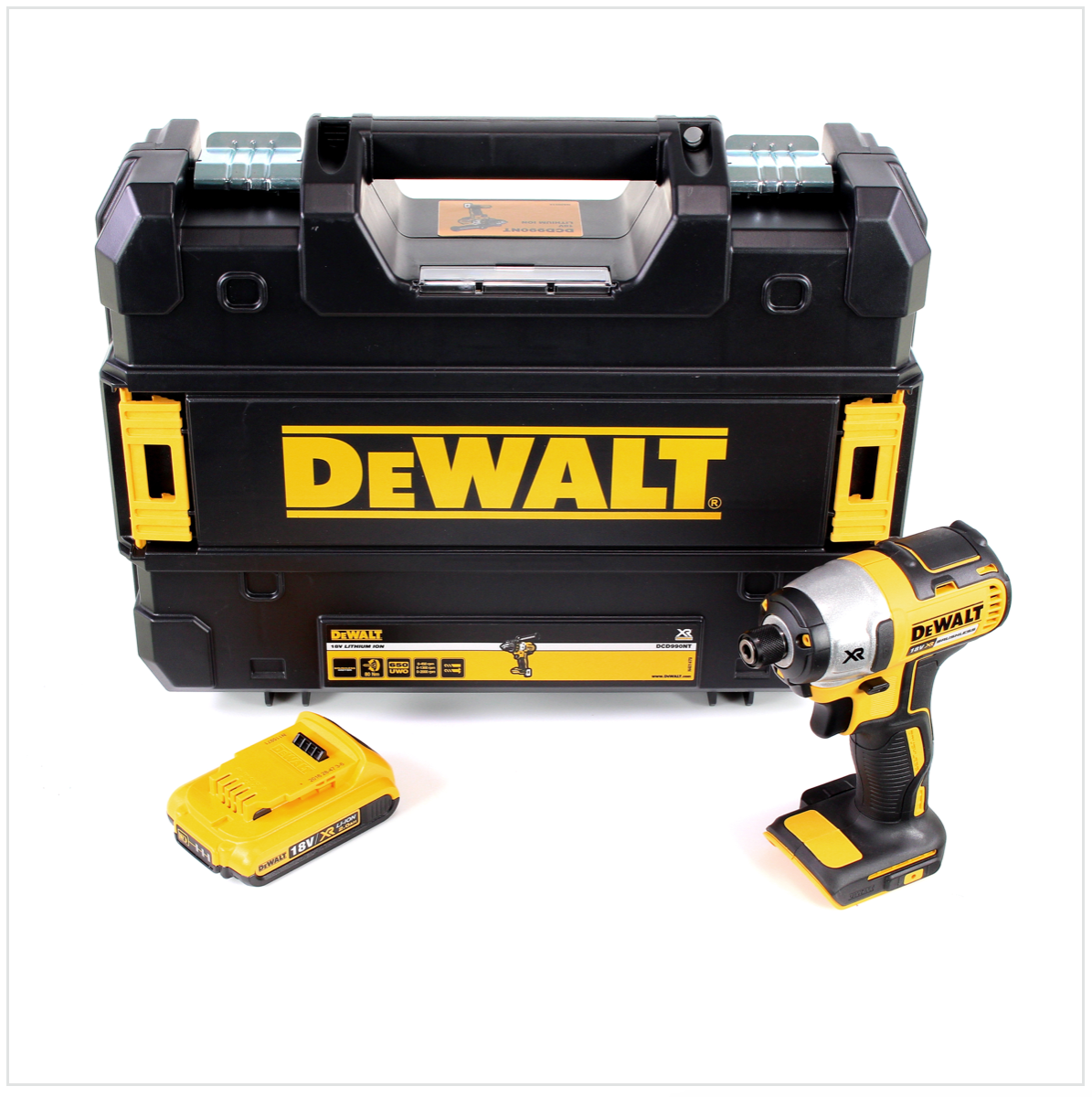 Dewalt DCF 886 Akku Schlagschrauber 18V 1/4" Brushless + 1x Akku 2,0Ah + TSTAK - ohne Ladegerät - Toolbrothers