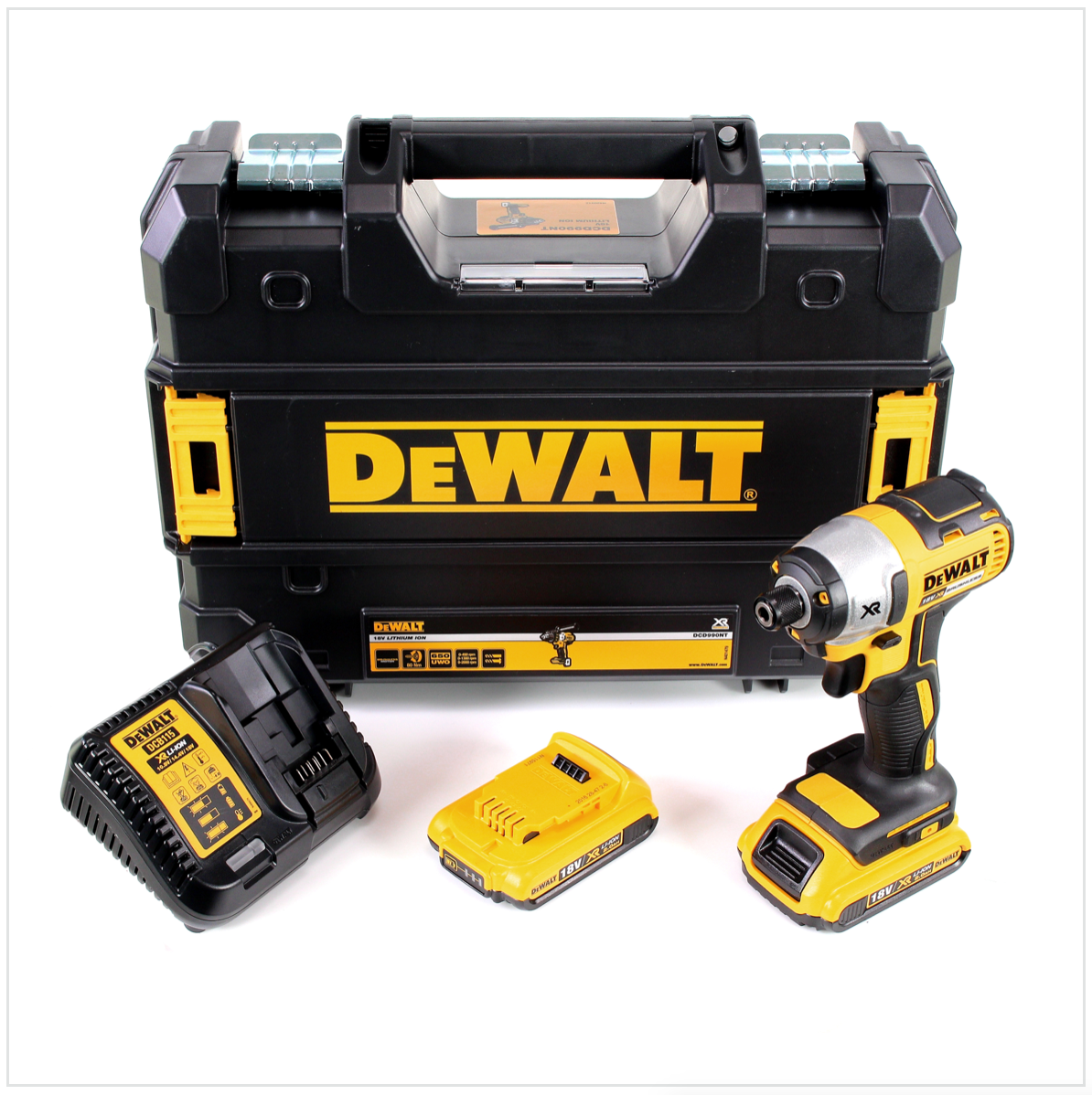 Dewalt DCF 886 D2 Akku Schlagschrauber 18V 1/4" Brushless + 2x Akku 2,0Ah + Ladegerät + TSTAK - Toolbrothers