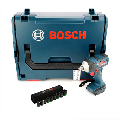 Bosch GDS 18 V-EC 250 Akku Drehschlagschrauber 18V 250Nm Brushless Solo + Steckschlüsseleinsatz + L-Boxx - Toolbrothers