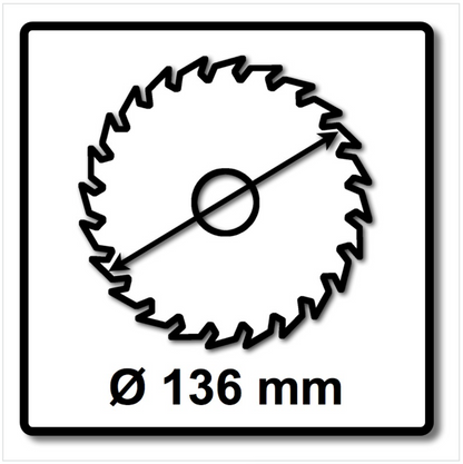 Bosch Kreissägeblatt Standard for Steel 136 x 20 x 1,6 mm 30 Zähne ( 2608644225 ) - Toolbrothers