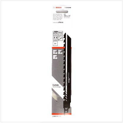 Bosch Säbelsägeblatt S 1543 HM 240mm / 9" ( 2608650354 ) - Toolbrothers