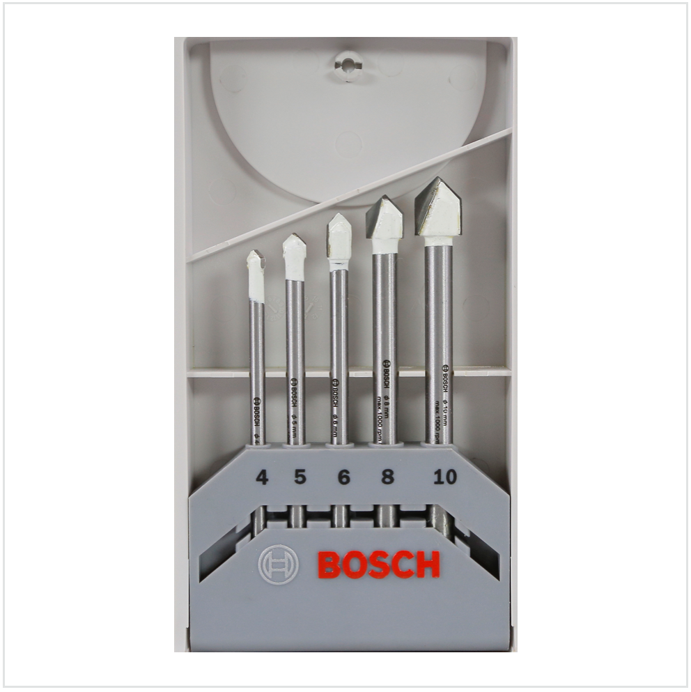 Bosch Pro 5 tlg. Fliesenbohrer-Set CYL-9 Ceramic, 4 - 10 mm ( 2608587169 ) - Toolbrothers