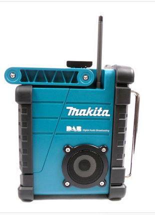 Makita DMR 104 Baustellen Radio Schwarz Grün DAB Digital + 1x BL 1850 B 18V - 5Ah Akku + 1x DC 18 RC Schnellladegerät - Toolbrothers