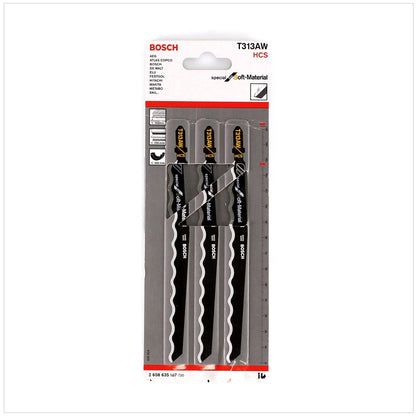 Bosch 12x Stichsägeblätter T 313 AW 126mm ( 2x 2608635187 ) zum Sägen in weichen Werkstoffen - Toolbrothers