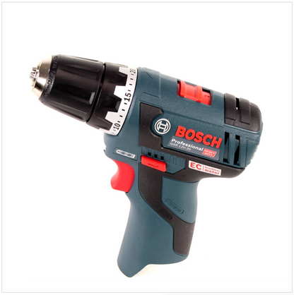 Bosch GSR 12V-20 Professional Akku Bohrschrauber Brushless 20Nm + L-Boxx + 2x Akku 4,0Ah + 1x Ladegerät + 1x GAA 12V USB Adapter - Toolbrothers