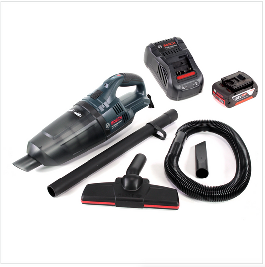 Bosch GAS 18 V Li-Ion Akku Staubsauger Hand Sauger + 1x GBA 18 V 6,0 Ah Einschub Akku  + 1x GAL 1880 CV Schnellladegerät 14,4V - 18V - Toolbrothers