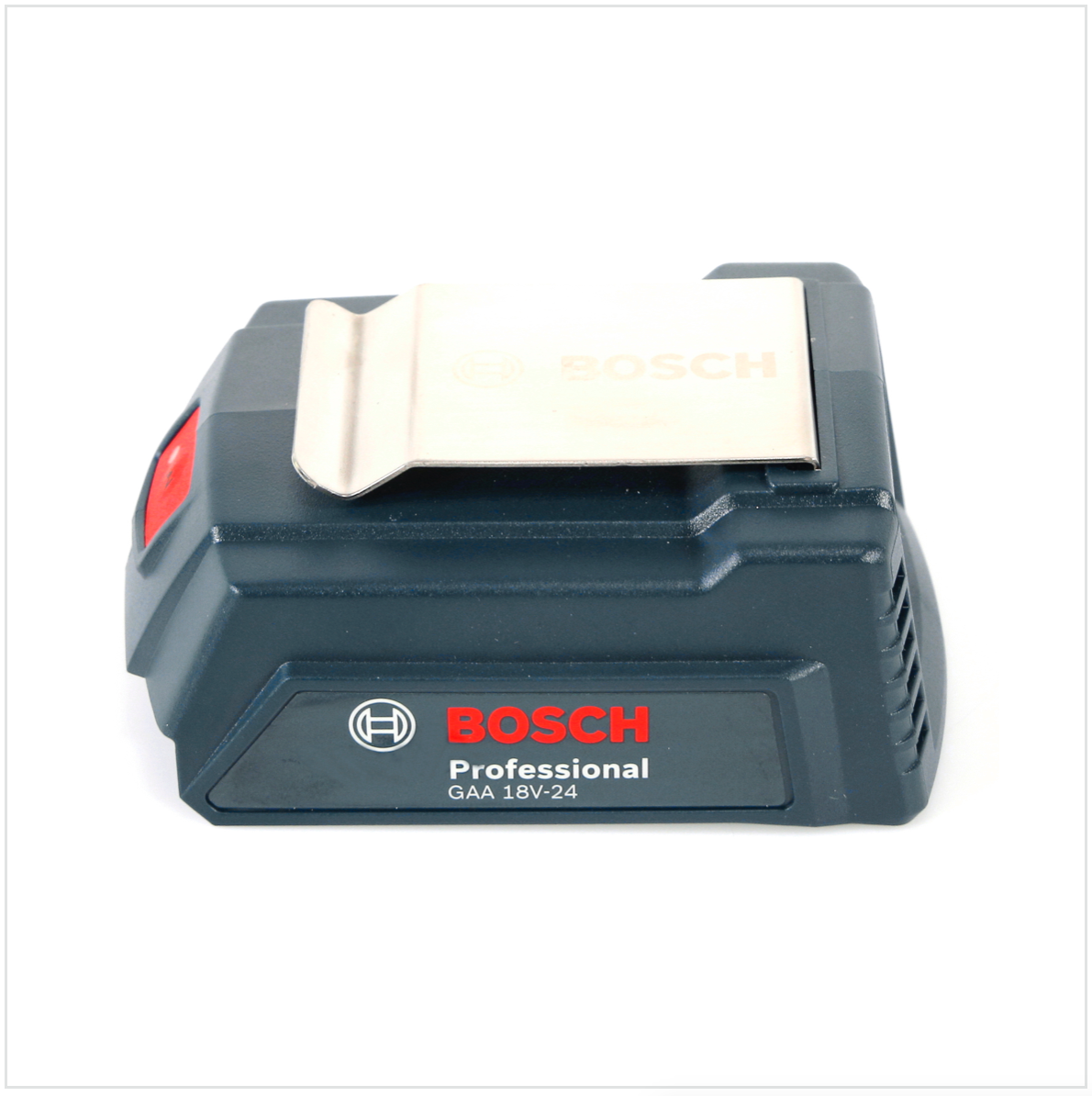 Bosch USB Power Set 18 V mit GAA Professional USB Adapter für 14,4 V / 18 V Akkus + 2x GBA 18V 2,0 Ah Li-Ion Einschub Akku + 1x Schnell Ladegerät GAL 1880 CV - Toolbrothers