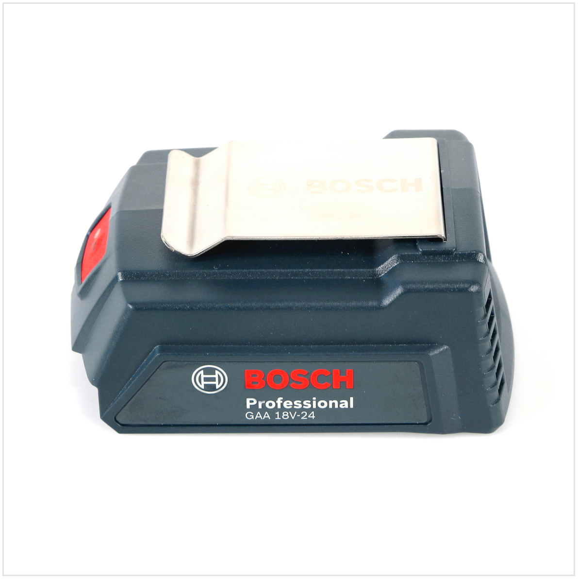 Bosch USB Power Set 18 V mit GAA Professional USB Adapter für 14,4 V / 18 V Akkus + 2x GBA 18V 3,0 Ah Li-Ion Einschub Akku + 1x Schnell Ladegerät GAL 1880 CV - Toolbrothers