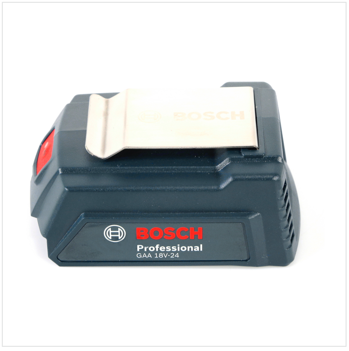 Bosch USB Power Set 18 V mit GAA Professional USB Adapter für 14,4 V / 18 V Akkus + 1x GBA 18V 5,0 Ah Li-Ion Einschub Akku + 1x Schnell Ladegerät GAL 1880 CV - Toolbrothers