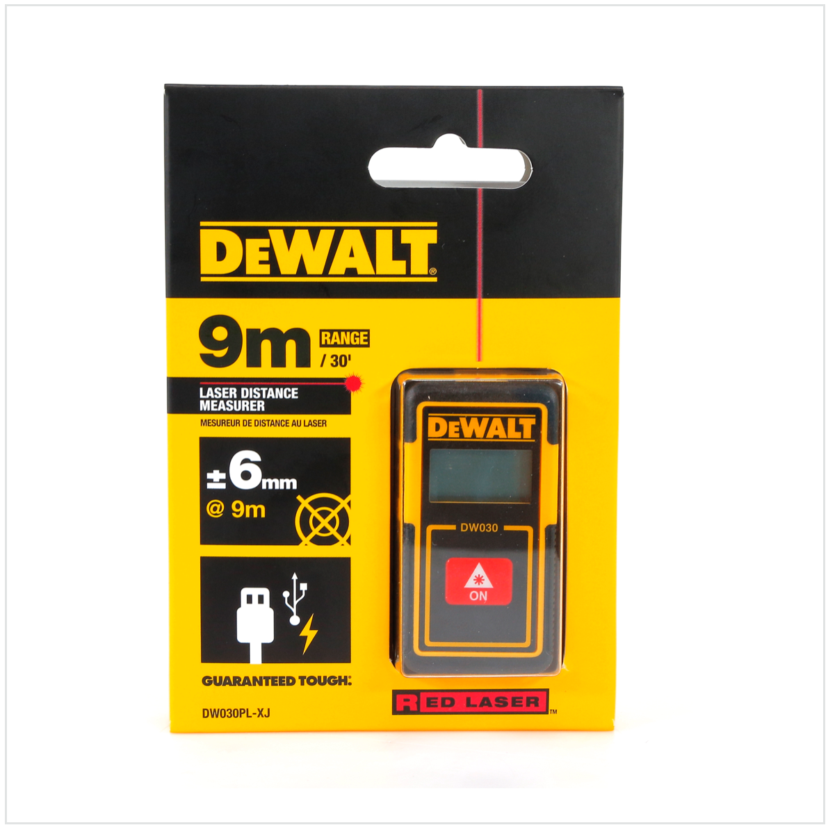 DeWalt DW 030 PL Taschen Laser Entfernungsmesser 9 Meter - Toolbrothers