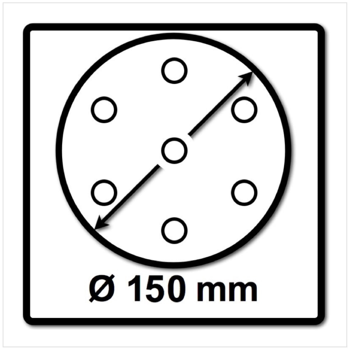 Festool STF D150/16 Rubin2 Schleifscheiben P120 RU2/50 150 mm / 50 Stück ( 499121 )