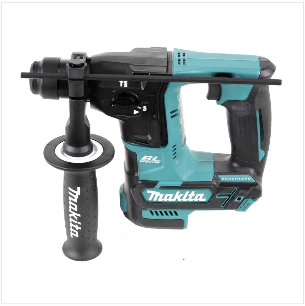 Makita HR 166 DRYJ 10,8 V SDS-Plus Brushless Akku Bohrhammer + 2 x 1,5 Ah Akku + Ladegerät im Makpac - Toolbrothers